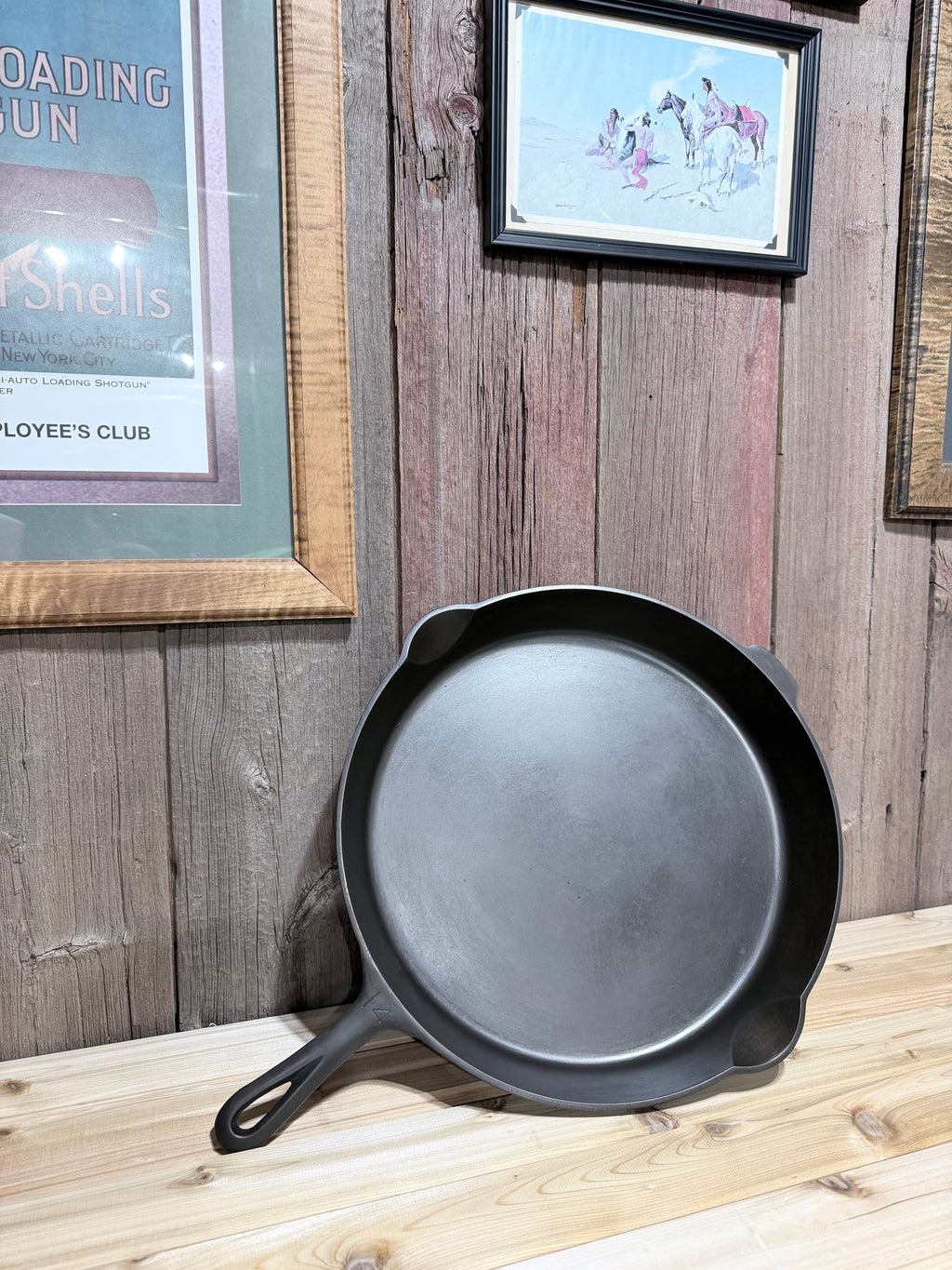 Griswold Cast Iron Skillet #14 Jumbo Frying Pan