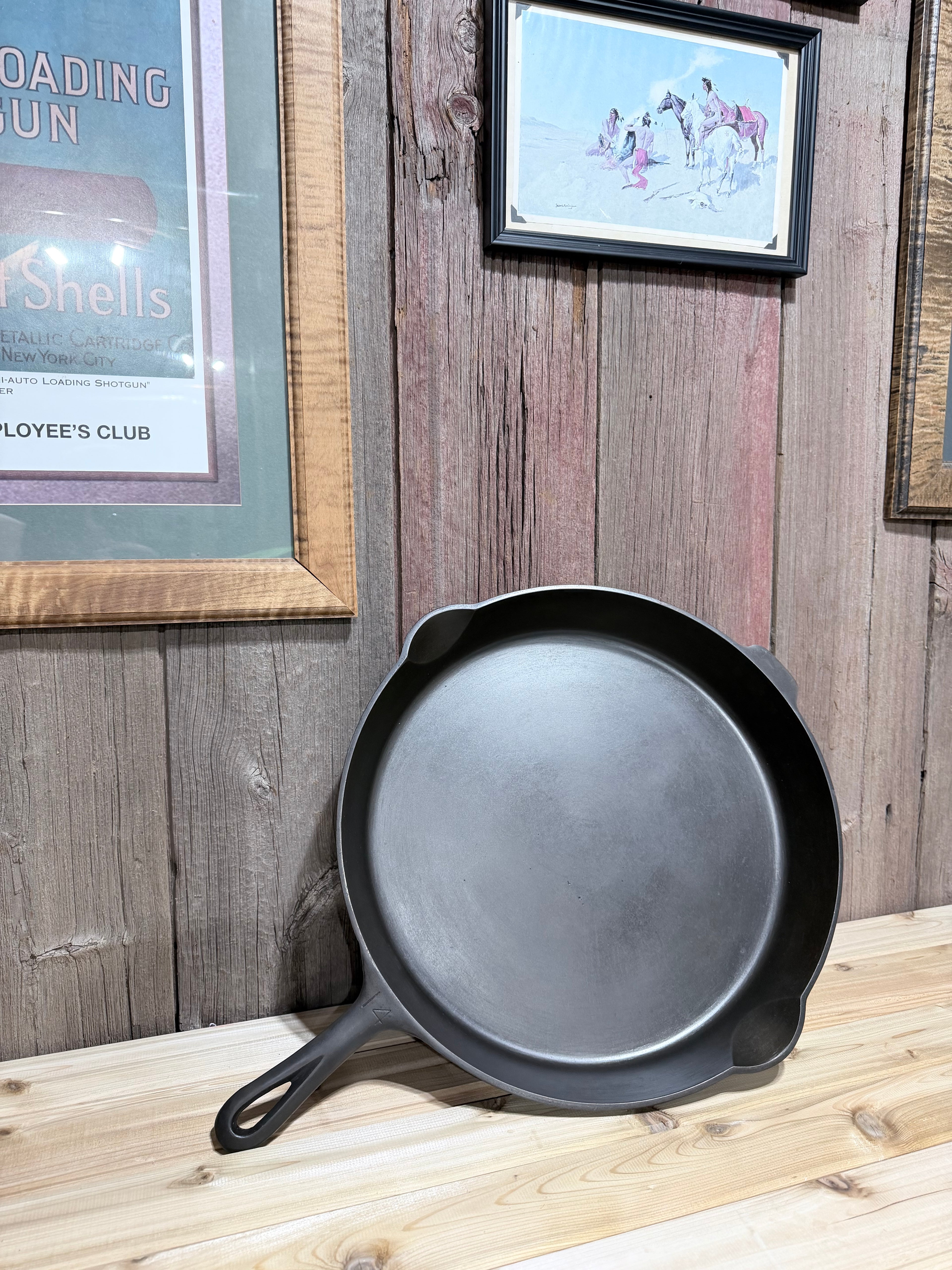 Griswold Cast Iron Skillet #14 Jumbo Frying Pan