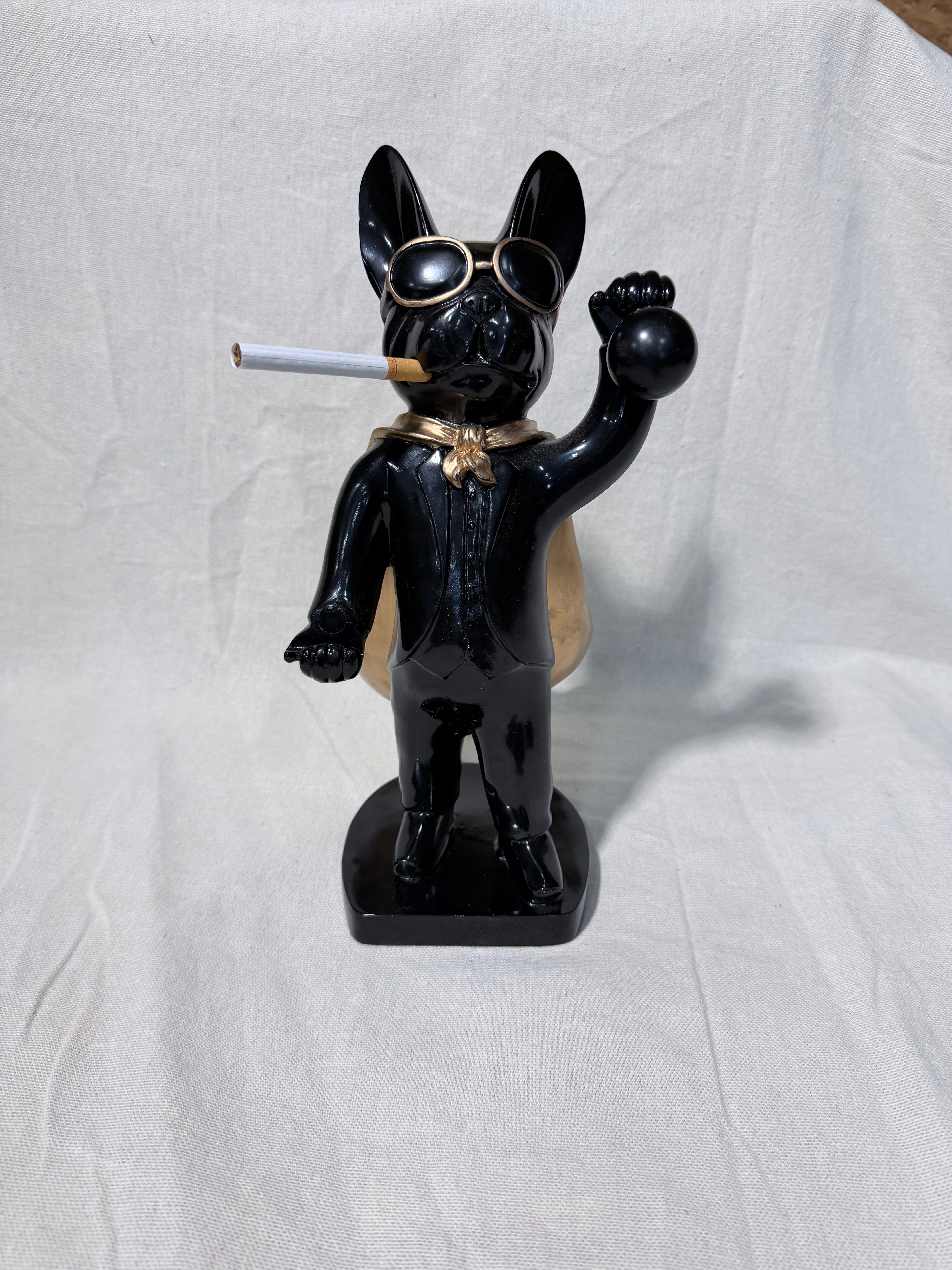 Cool 1990's French Bulldog Ashtray – Star Cluster Provisions