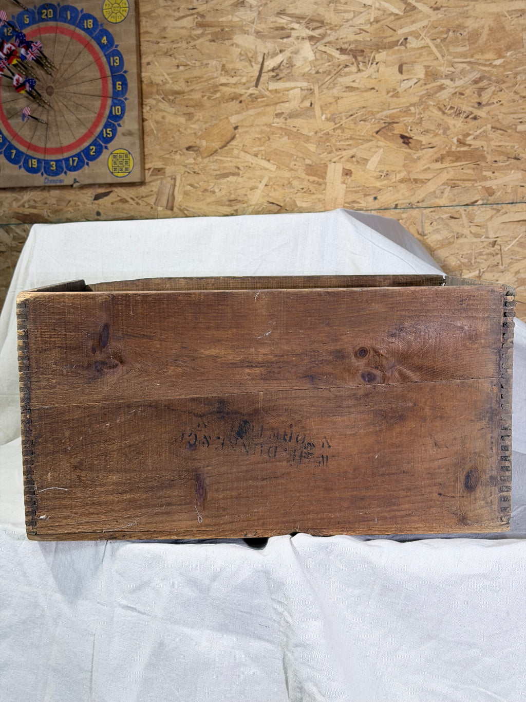 Awesome Diamond Match Crate Early 1900's