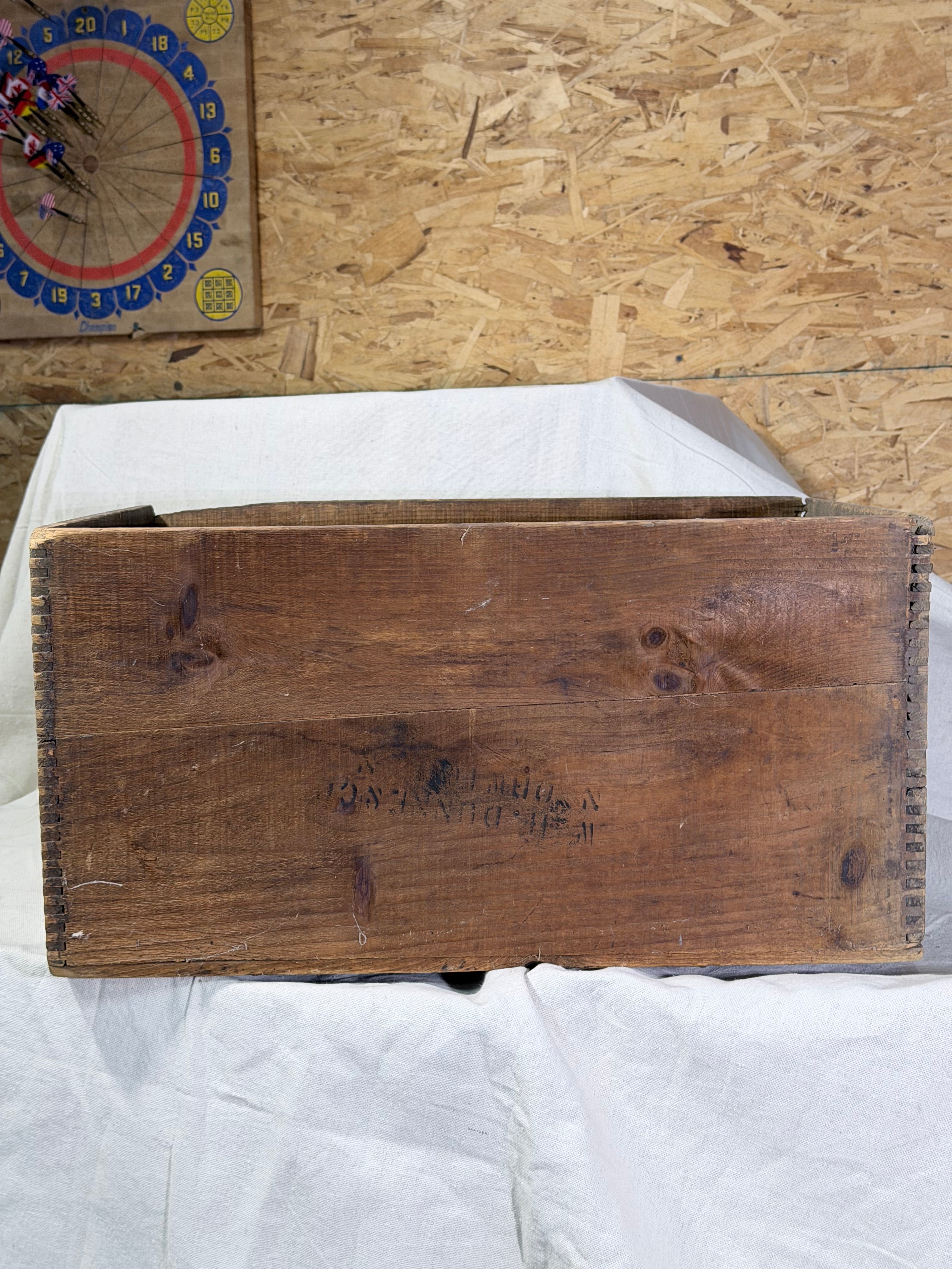 Awesome Diamond Match Crate Early 1900's